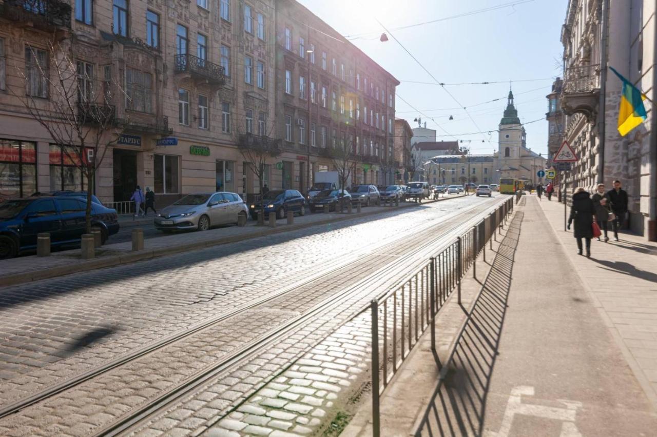 Зелені Апартаменти Біля Оперного Театру Flat In The City Center Lviv Luaran gambar